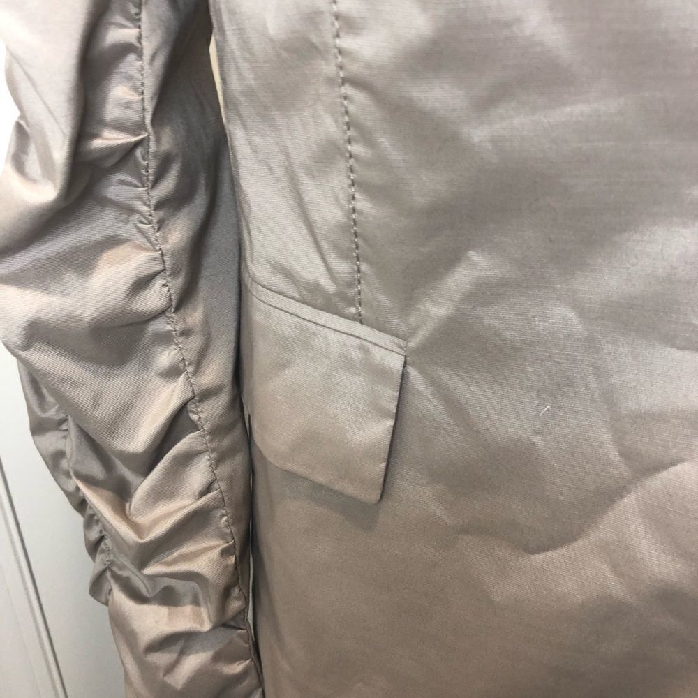 NWT Girdear tan taupe button front blazer jacket - Picture 5 of 12